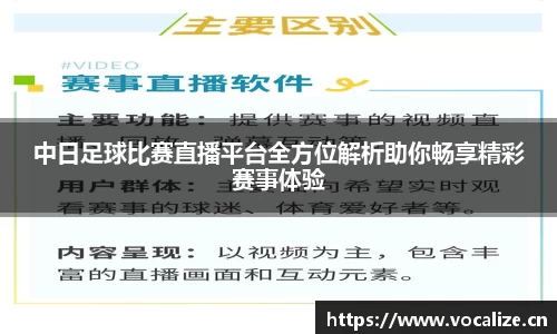 中日足球比赛直播平台全方位解析助你畅享精彩赛事体验