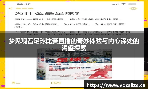 梦见观看足球比赛直播的奇妙体验与内心深处的渴望探索