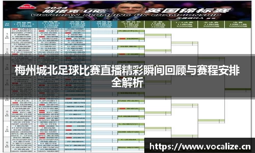 梅州城北足球比赛直播精彩瞬间回顾与赛程安排全解析