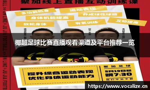 椰超足球比赛直播观看渠道及平台推荐一览